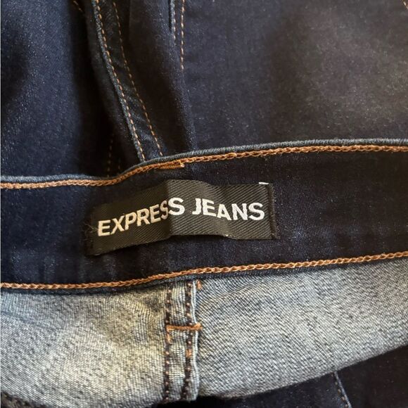 Express woman’s used cropped legging Mia mid rise - Picture 4 of 5